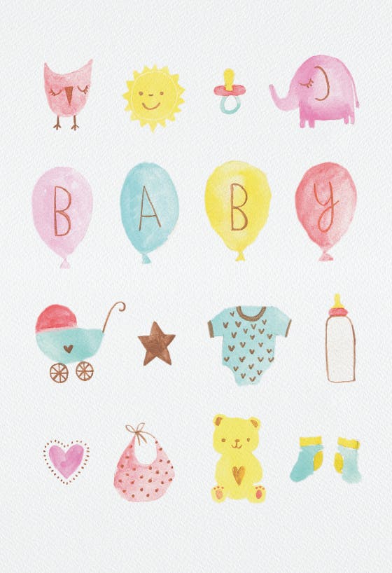 baby love baby shower new baby card greetings island