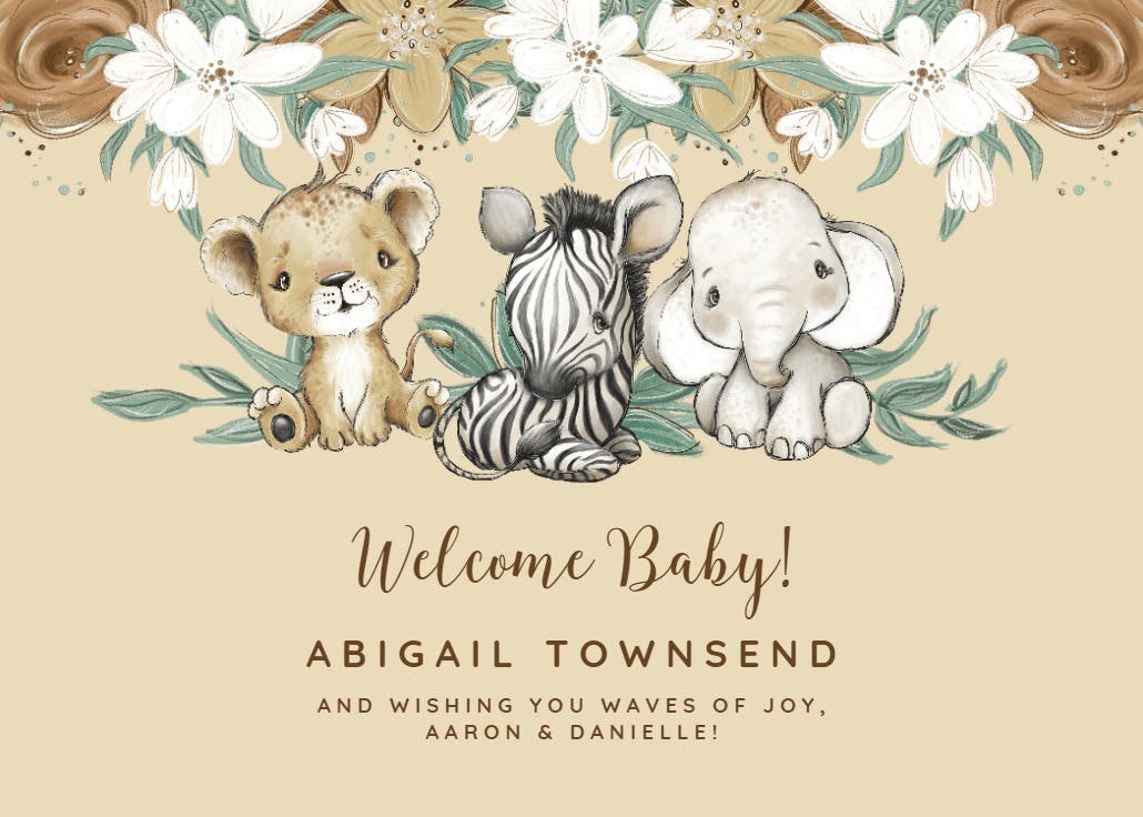 Cuddle babies - baby shower & new baby card