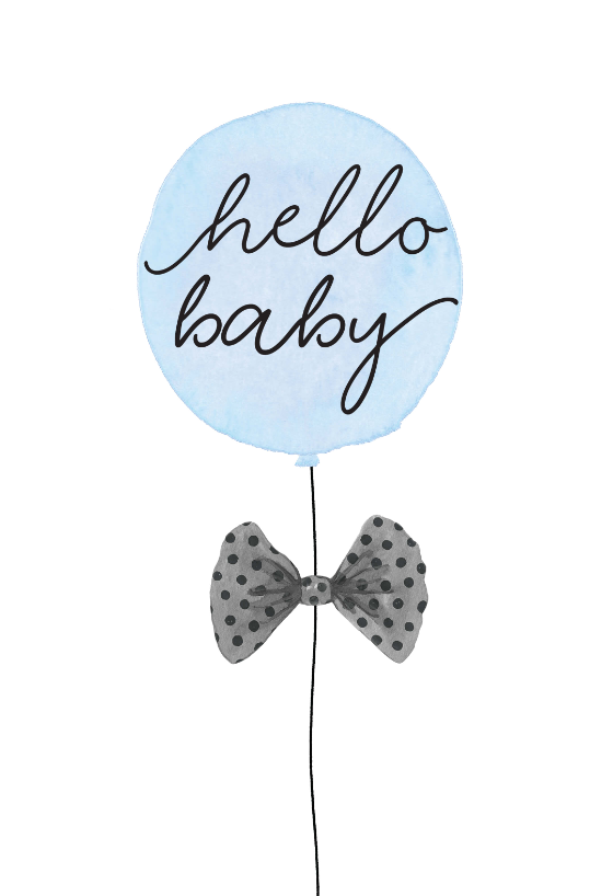 download cards baby shower card blue balloon and chair card printable greeting card new baby boy card Baby Greeting card digital card