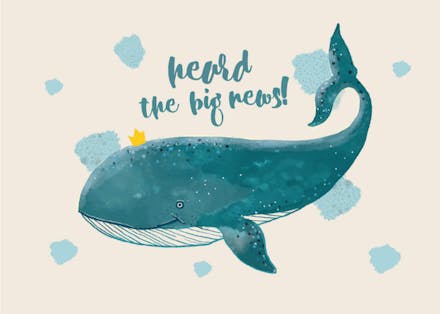 Oceans of Happy - Tarjeta De Recién Nacido