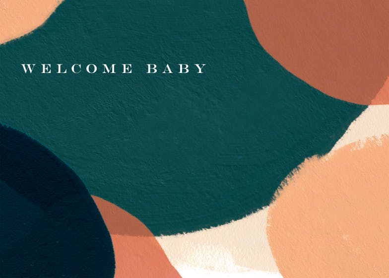 Paintery -  tarjeta de recién nacido