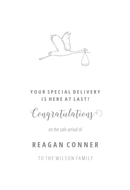 Precious Package - Tarjeta De Recién Nacido