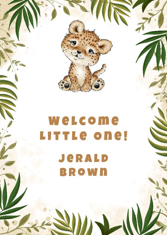 Sporting little spots -  baby shower & new baby card