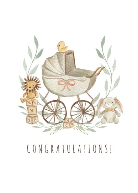 Watercolor Stroller
