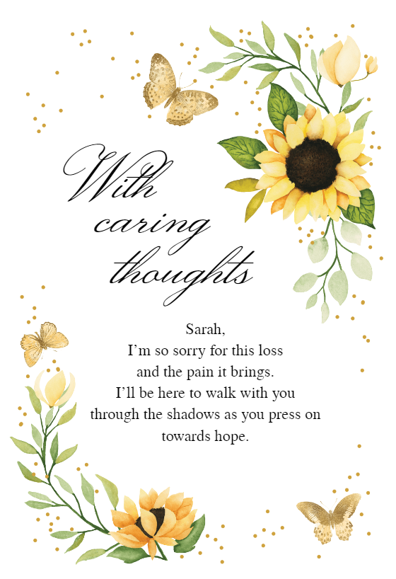 Magnolia Elegance - Sympathy & Condolences Card | Greetings Island