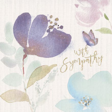 Calming Comfort - Sympathy & Condolences Card