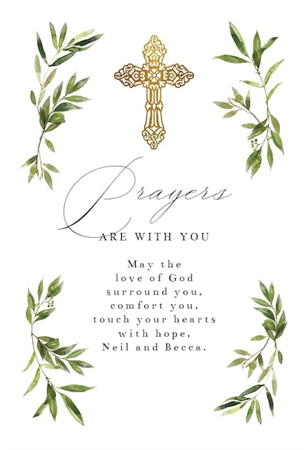 Devotion - Sympathy & Condolences Card