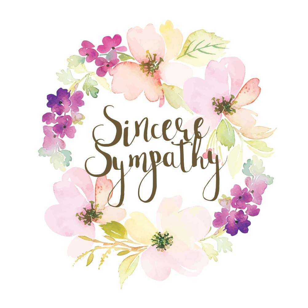 Printable Sympathy Card Customize And Print
