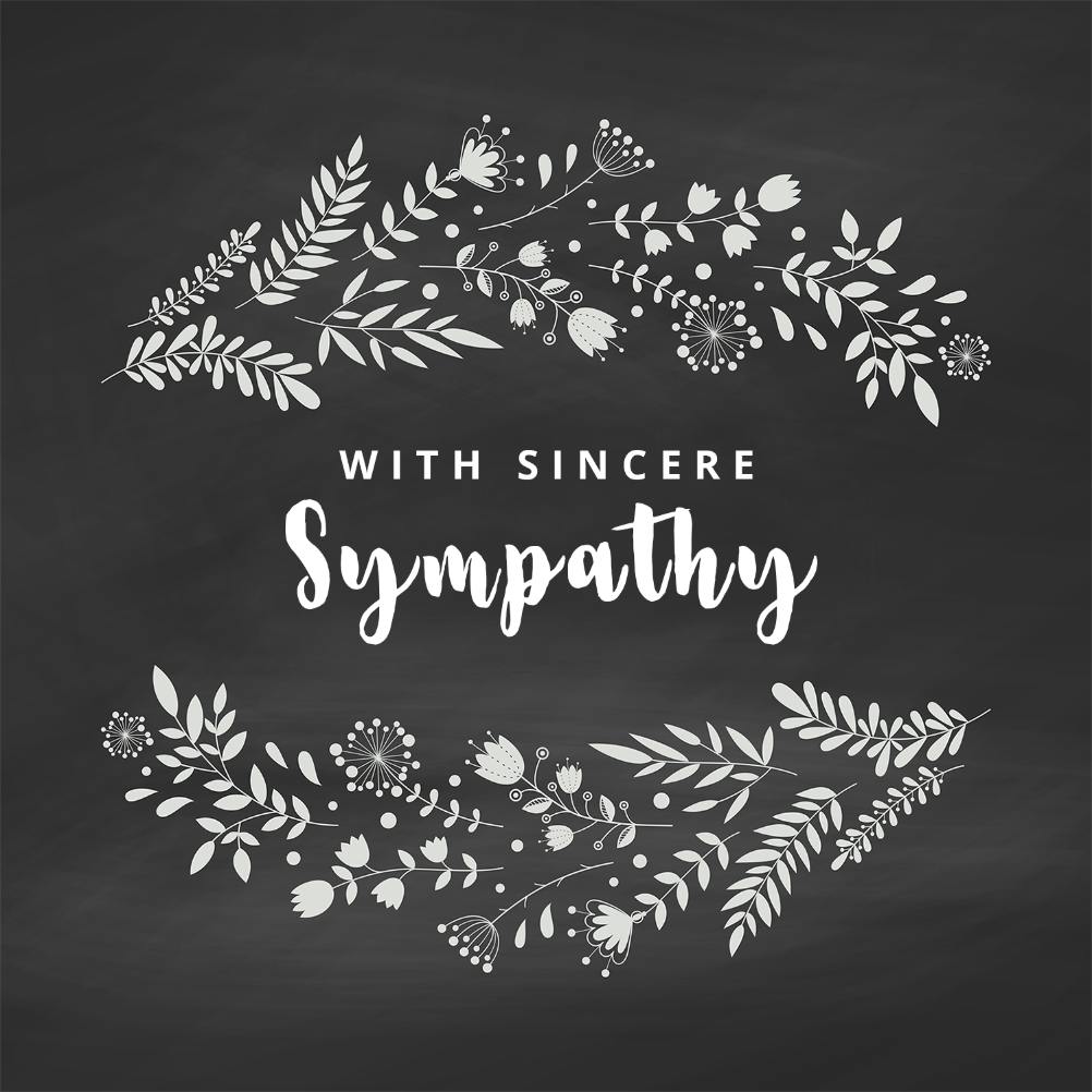 Simply natural - sorry for your loss card (free)