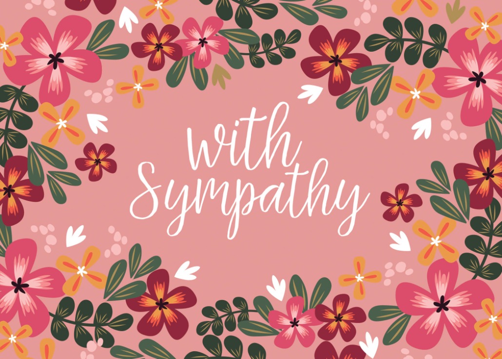 Sorry for Your Loss Cards Free - With Sympathy 14265 