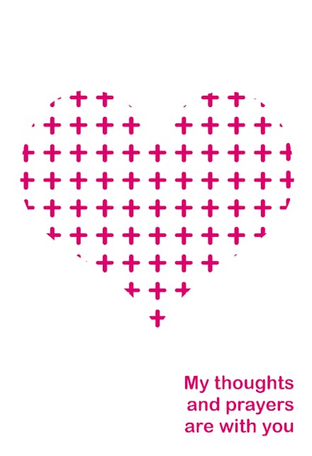 With You - Sympathy & Condolences Card