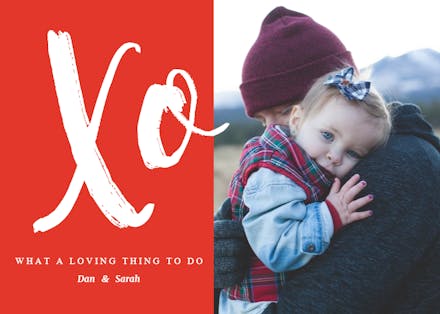 Big XO - Thank You Card