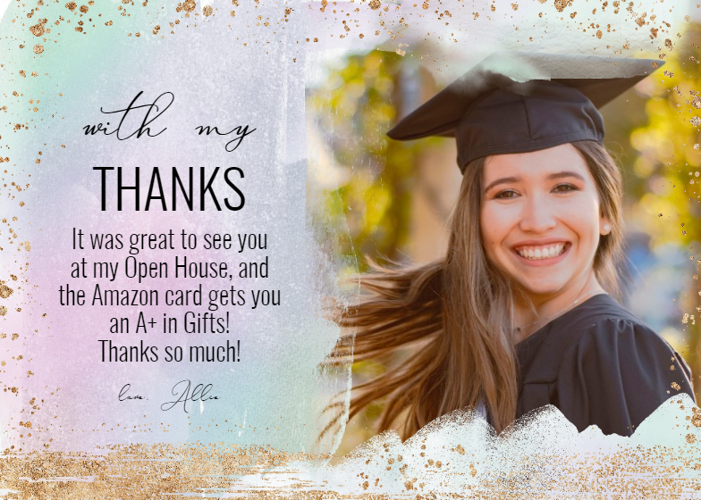 Brushing Up - Graduation Thank You Card | Greetings Island