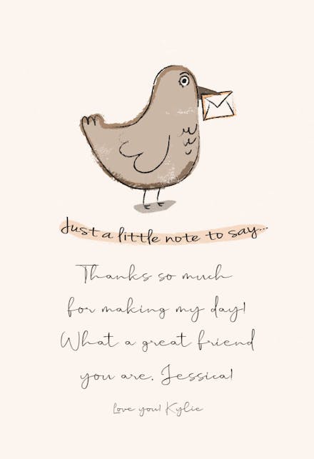 Air Mail - Friendship Card