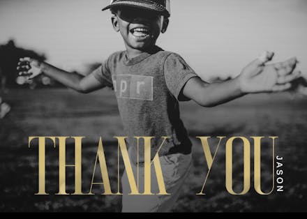 Big thank you - birthday thank you card