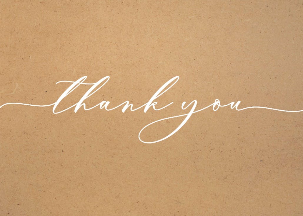 Cathiy betiey - thank you card