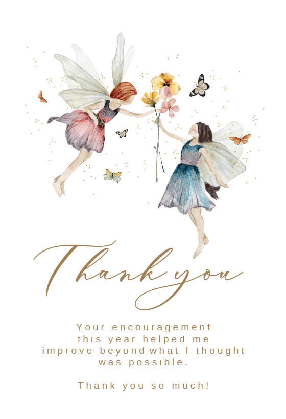 Fairy Thankful - Thank You Card (Free) | Greetings Island