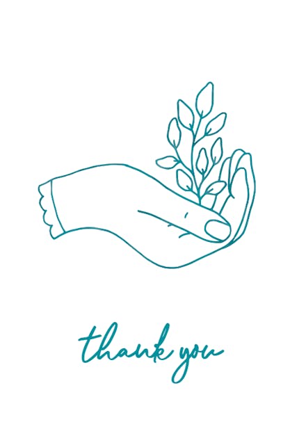 For you - Thank You Card