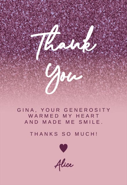 Gratitude Gradient - Thank You Card
