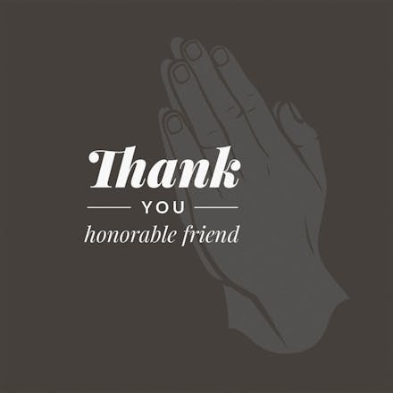 Much Thanks - Thank You Card