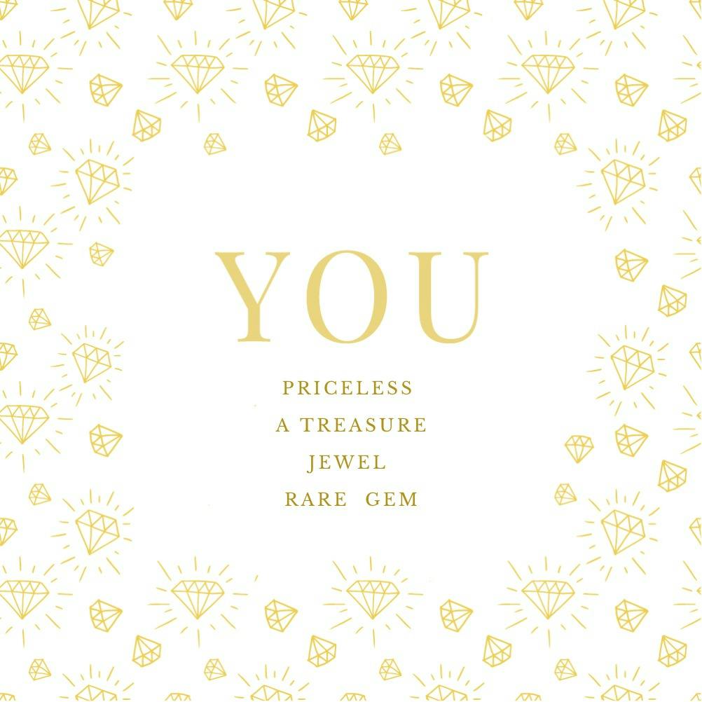 Precious people -  tarjeta de agradecimiento