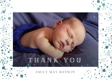 Beautiful Bow - Baby Shower Thank You Card (Free) | Greetings Island