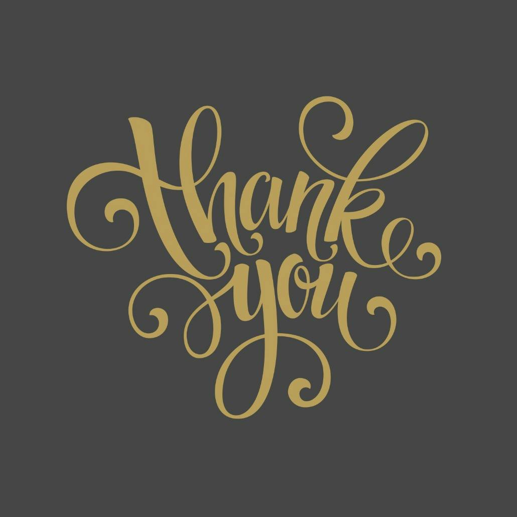 Sincerity - thank you card