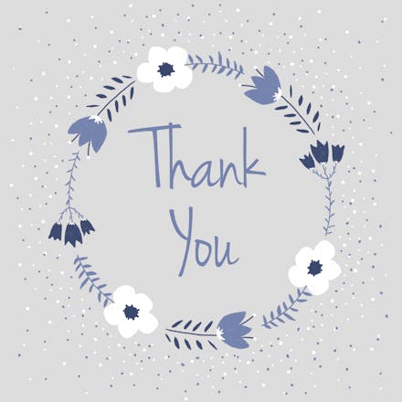 Sprinkling of thanks - thank you card