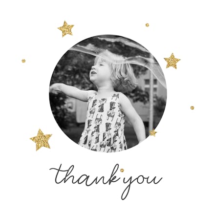 Sweet Thank you - Birthday Thank You Card