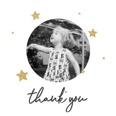 Sweet Thank you - Birthday Thank You Card