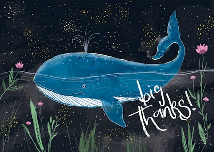 The Biggest Thanks! - Baby Shower Thank You Card