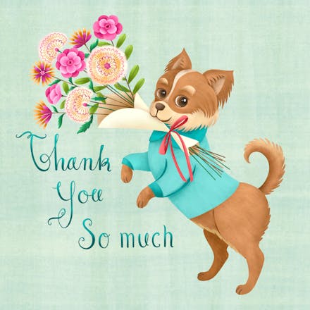 Your Best Buddy - Thank You Card Template (Free) | Greetings Island