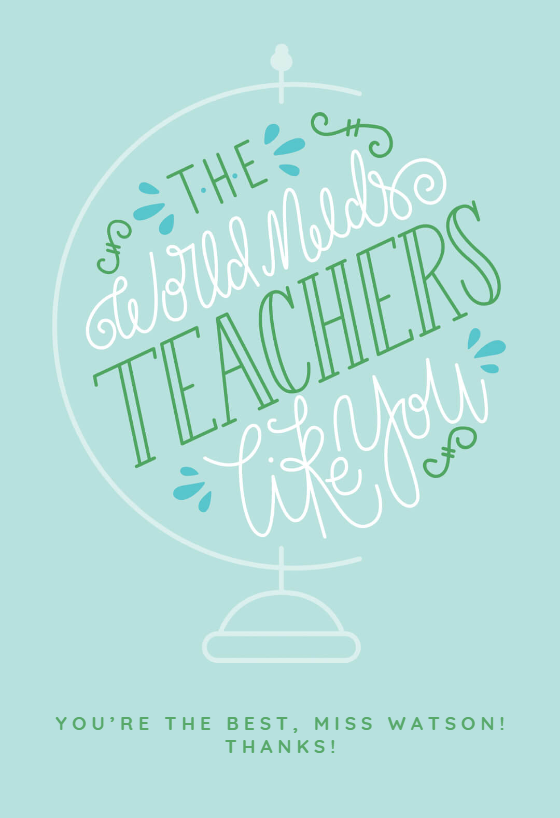 New Angles - Thank You Card For Teacher (Free) | Greetings Island