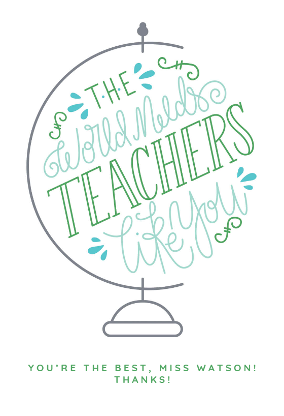 New Angles - Thank You Card For Teacher (Free) | Greetings Island