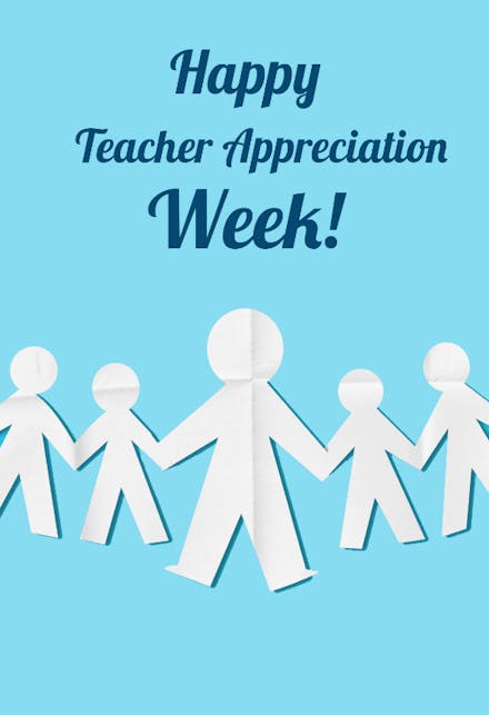 Cut Out for Teaching - Thank You Card For Teacher