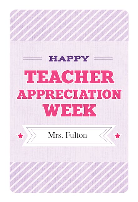 Great Teacher - Thank You Card For Teacher