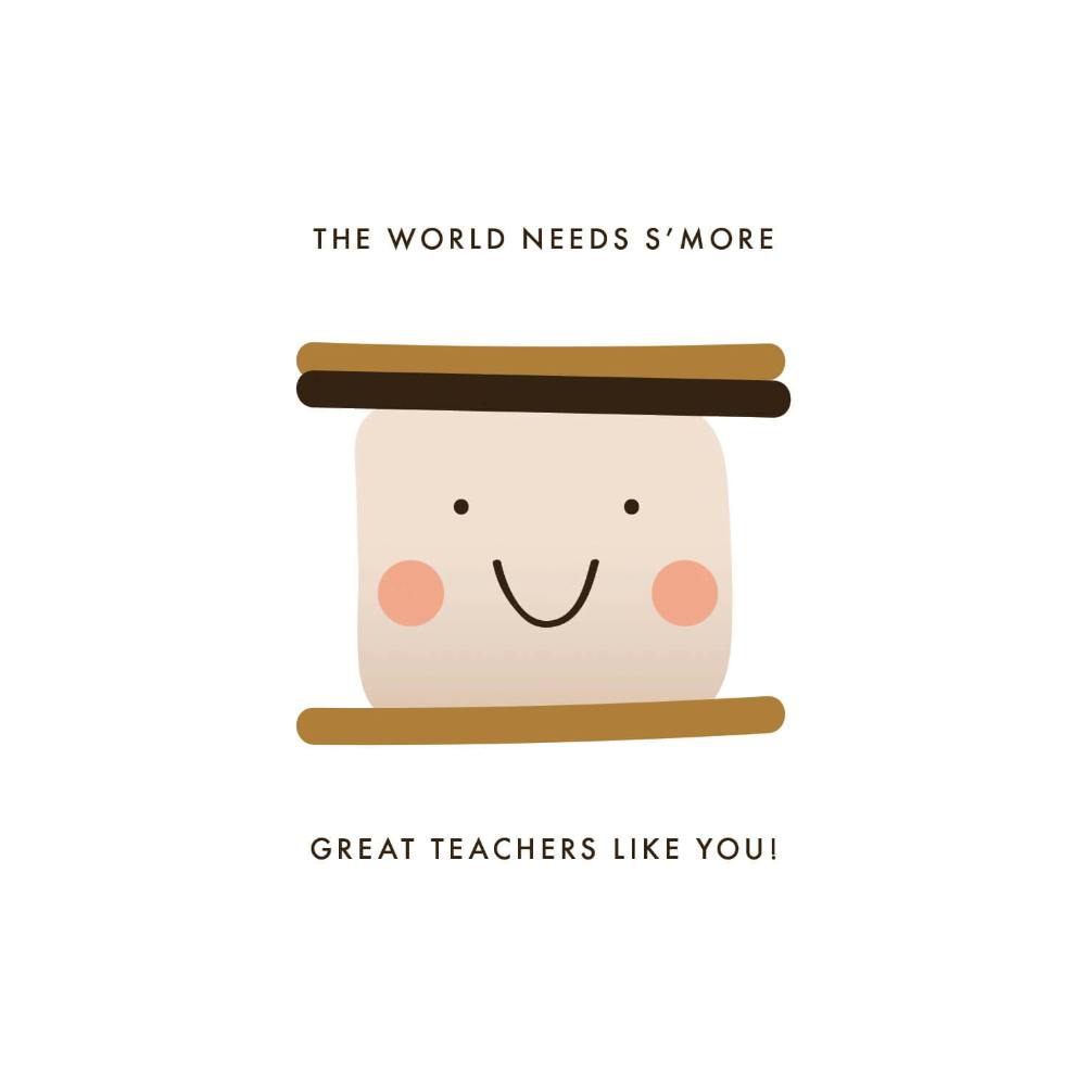 S'more teachers -  tarjeta de apreciación a un profesor gratis