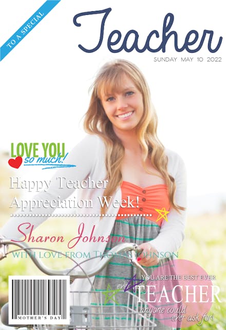 Teacher Feature - Thank You Card For Teacher