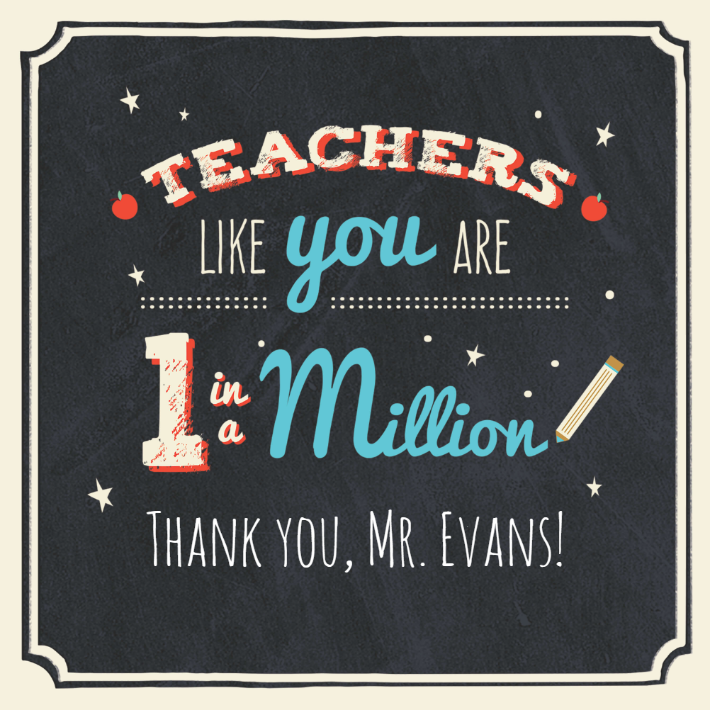 New Angles - Thank You Card For Teacher (Free) | Greetings Island