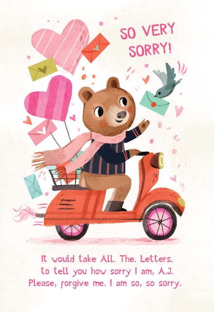 Better Letter - Sorry Card