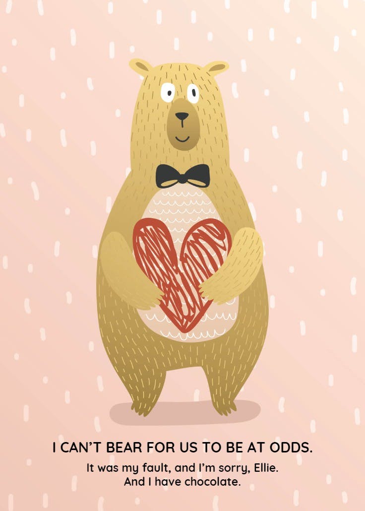 Can’t bear it - sorry card