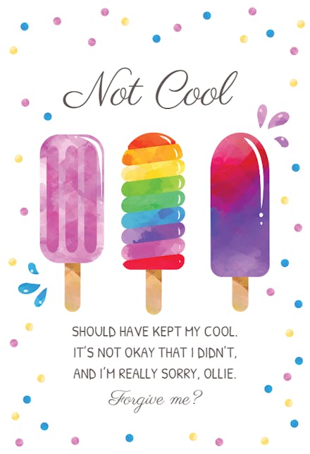 Chillin’ - Sorry Card