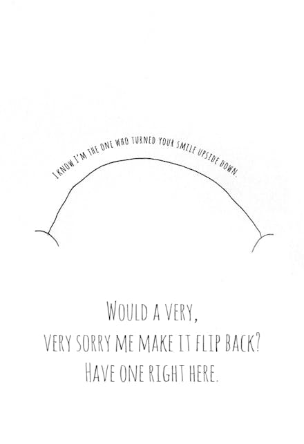 Flip Side - Sorry Card