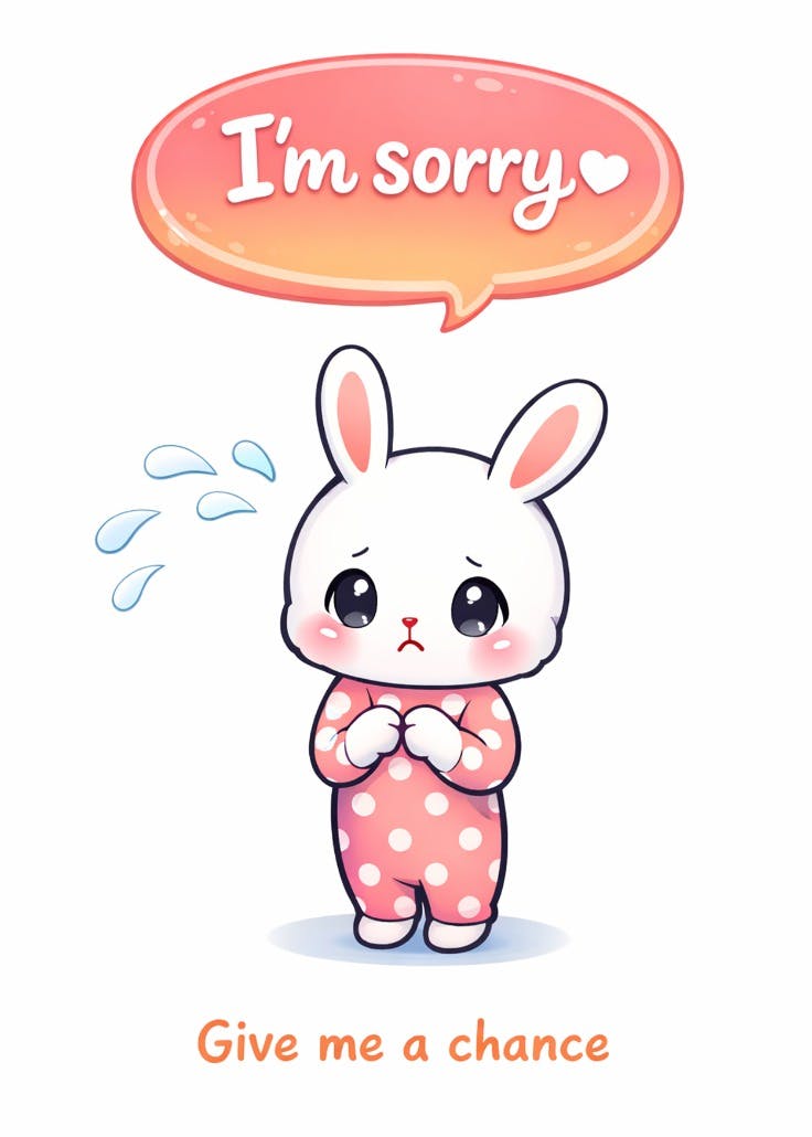 Give me a chance - thinking of you card