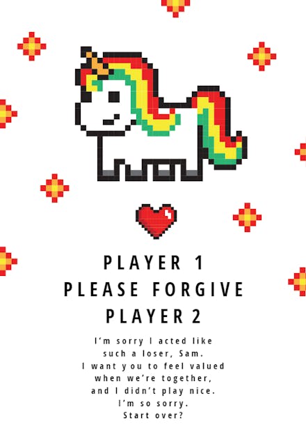 Points Loser - Sorry Card