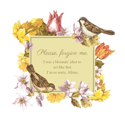 Regrettably - Sorry Card