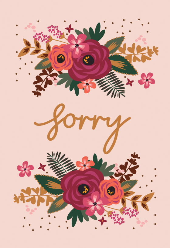 Oops - Sorry Card (Free) | Greetings Island