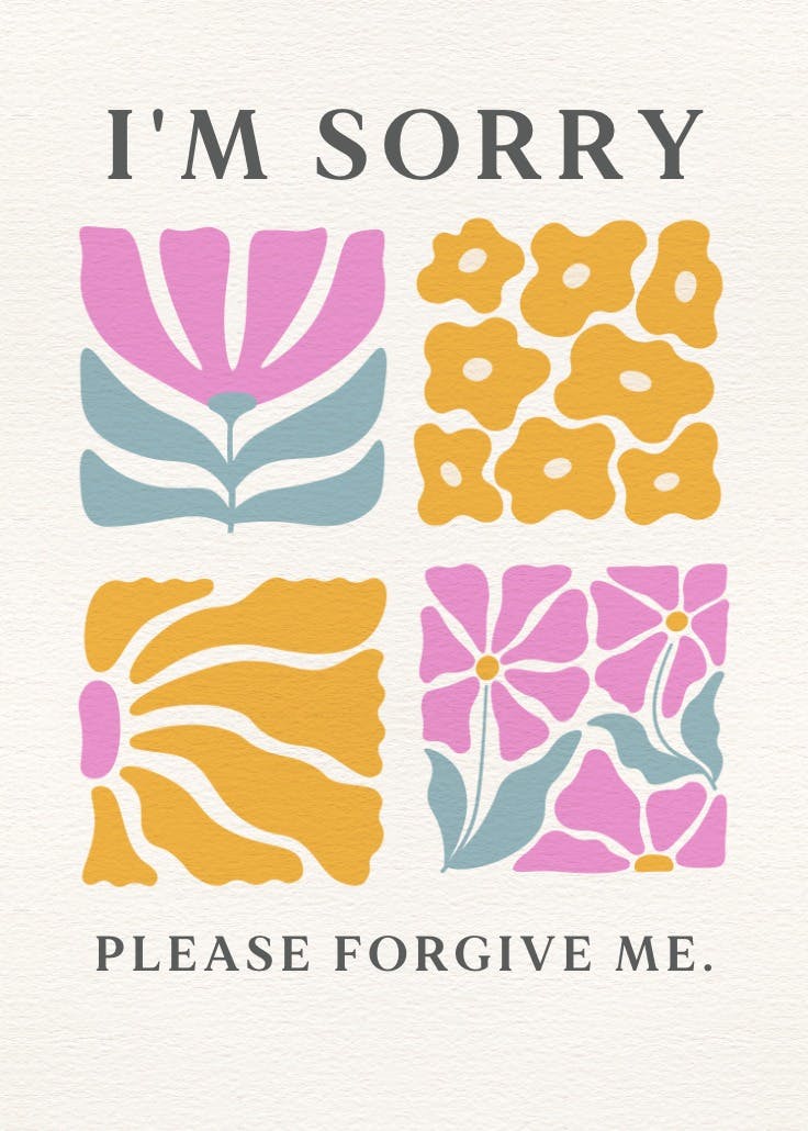 Vivid screenprints - thinking of you card