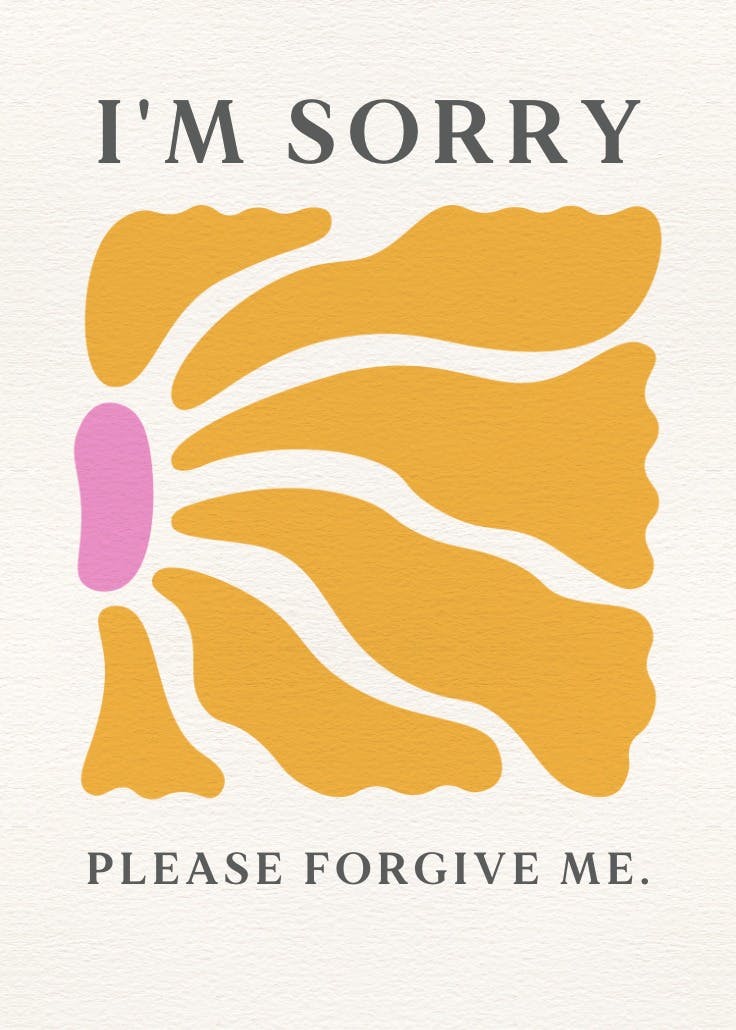 Vivid screenprints - thinking of you card