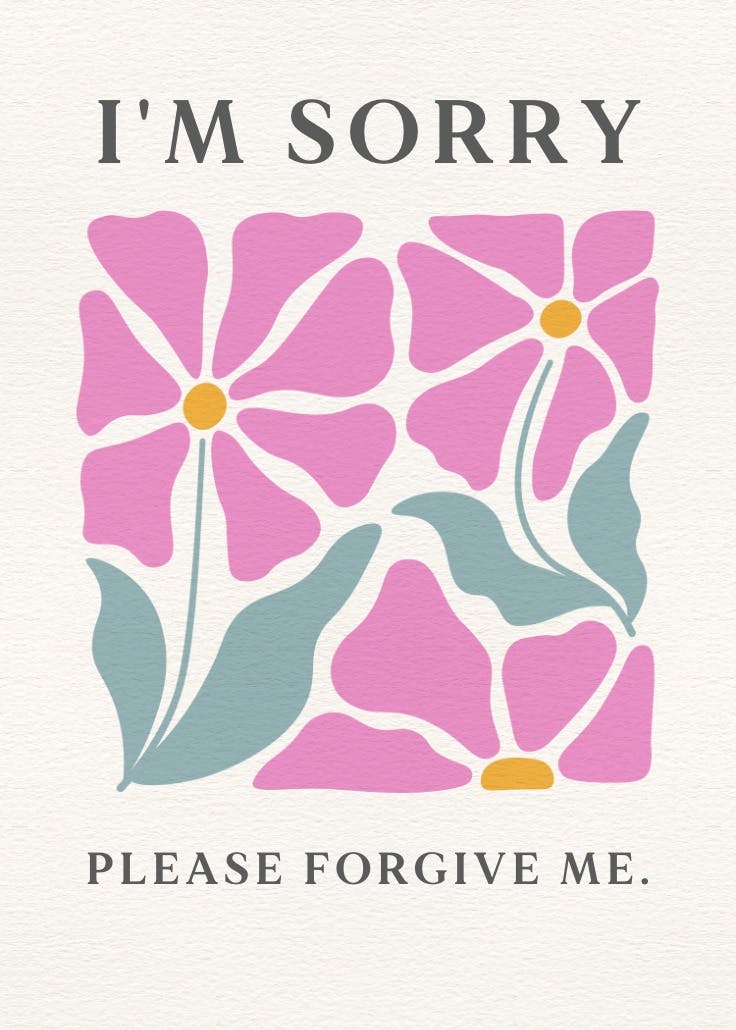 Vivid screenprints - thinking of you card